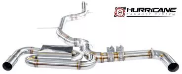 Hurricane Exhaust 3.5" ECE Klappenanlage für Golf 8 GTI 245PS FWD